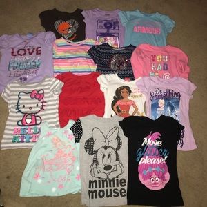 Lot of 4t shirts